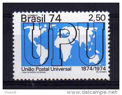 Brazil - 1974 - Centenary Of UPU - MH - Unused Stamps
