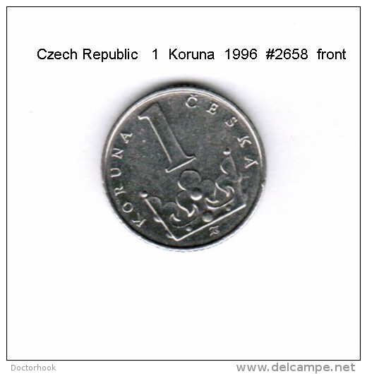 CZECH REPUBLIC    1  KORUNA  1996   (KM # 7) - Czech Republic