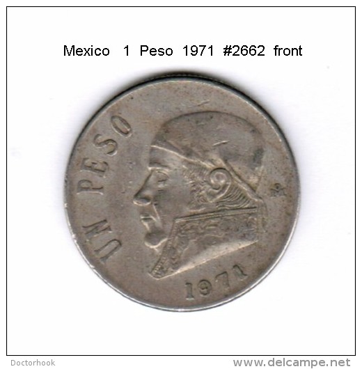 MEXICO    1  PESO  1971   (KM # 460) - Mexico