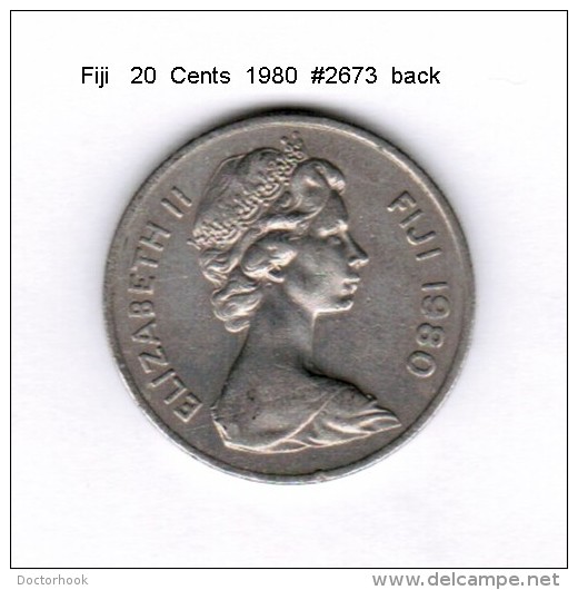 FIJI    20  CENTS  1980   (KM # 31) - Fidschi