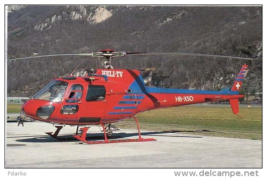 Eurocopter Aerosp. AS350B2 Ecureuil Heli-TV Elicotteri Helicopters Hélicoptères Hubschrauber Helicópteros - Elicotteri