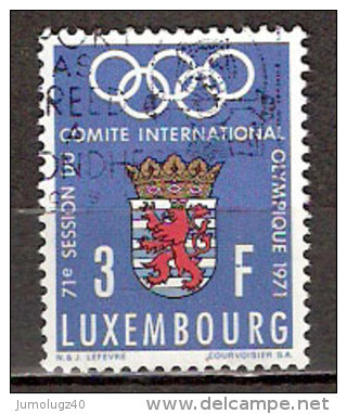 Timbre Luxmbourg Y&T N° 777 (1) Oblitéré. Cote 0.30 € - Oblitérés