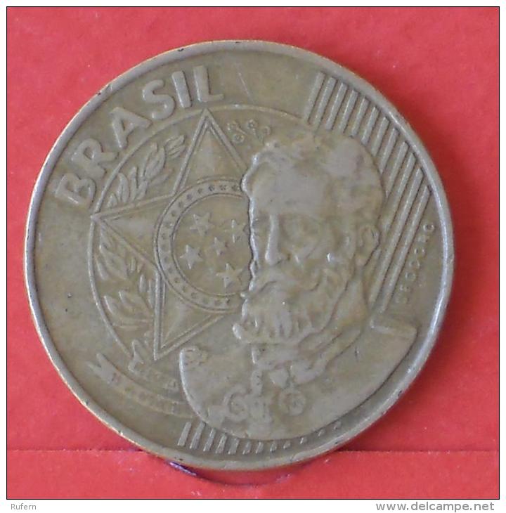 BRAZIL  25  CENTAVOS  2002   KM# 650  -    (Nº02934) - Brésil