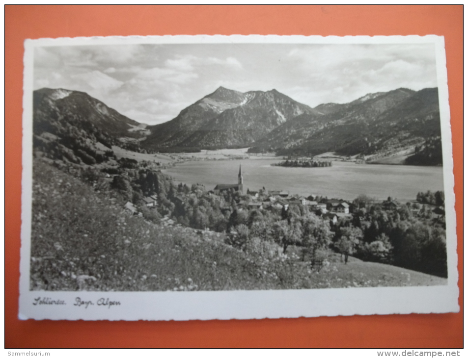 (3/3/30) AK "Schliersee" In Den Bayr. Alpen Um 1937 - Schliersee