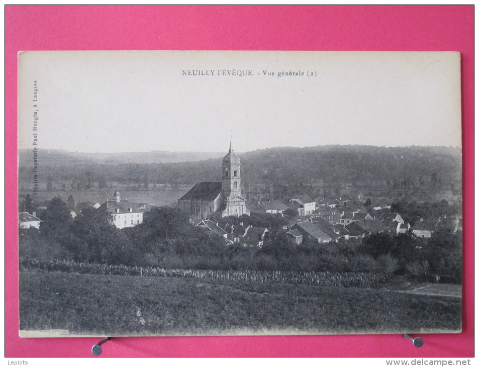 52 - Neuilly L'Evêque - Vue Générale - Scan Recto-verso - Neuilly L'Eveque