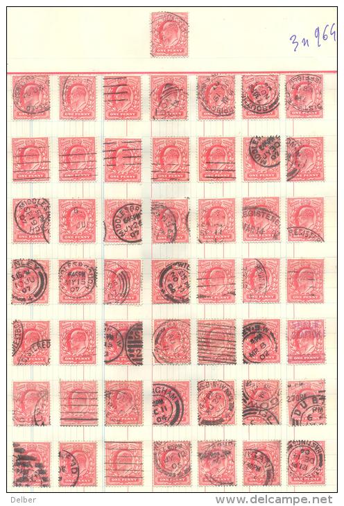 3n-964: Leftover From 50 Stamps:  1 D. - Used Stamps