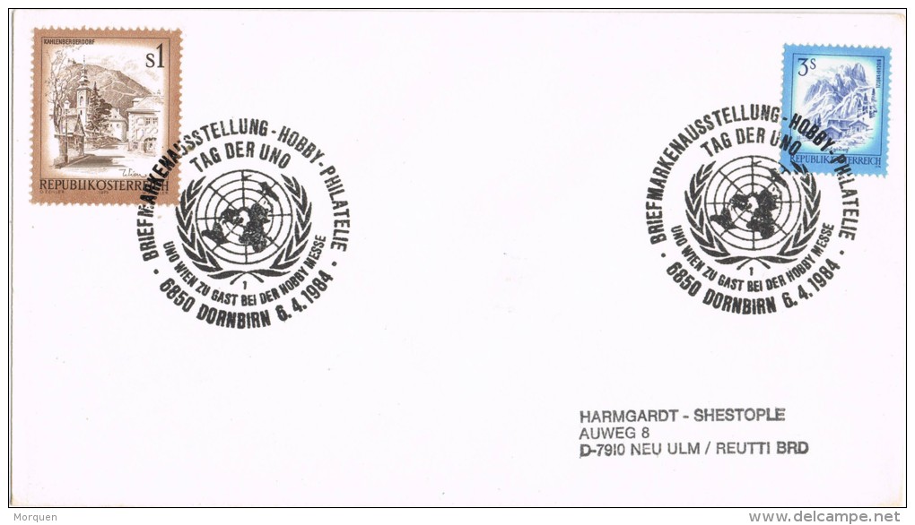 4648. Carta F.D.C. DORNBIRN (Austria), 1994. ONU Viena - Lettres & Documents