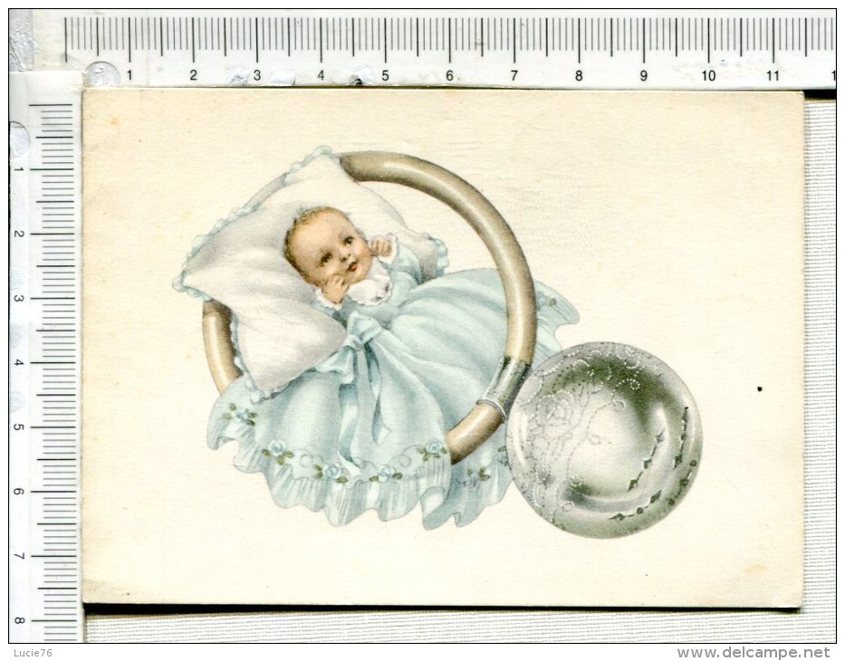 FAIRE PART De Naissance -   Jolie Illustration  -    Bébé - Birth & Baptism