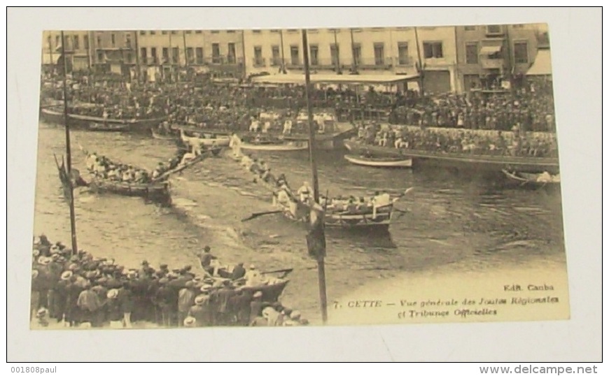 Cette - Vue Générale Des Joutes Régionales Et Tribunes Officielles :::::: Animation  -  Jeux Régionaux  - Bateaux - Jeux Régionaux