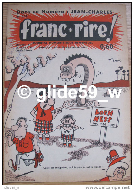 Franc Rire ! - N° 209 (20-08-1966) - Autres & Non Classés