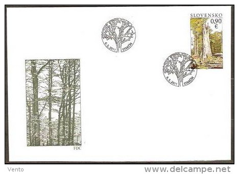 Slovakia 2011 FDC, Pofis 497 ... Poloniny        BA400 - Lettres & Documents