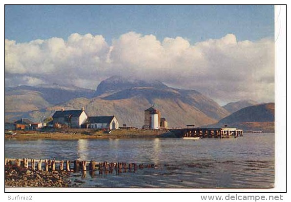 DUNBARTON -  Ben Nevis From The Caledonian Canal At Corpach - By W S Thomson   M187 - Dunbartonshire