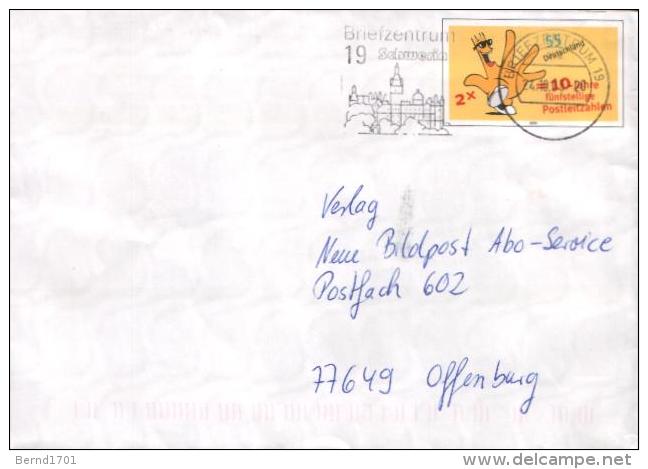 Germany - Umschlag Echt Gelaufen / Cover Used (X830) - Enveloppes - Oblitérées