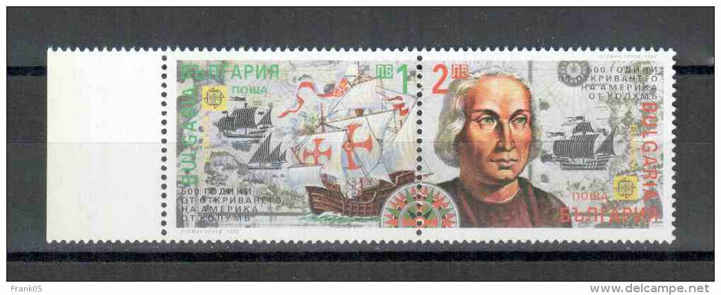 Bulgarien / Bulgaria / Bulgarie 1992 Satz/set EUROPA ** - 1992