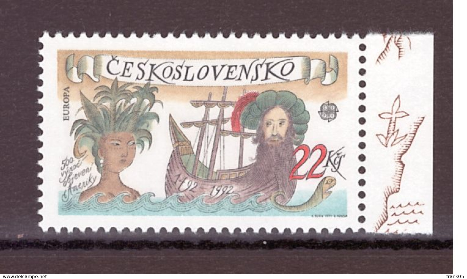 Tschechoslowakei / Czechoslovakia / Tchecoslovaquie 1992 EUROPA ** - 1992