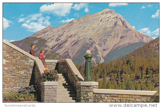 Canada Alberta Banff Cascade Mountain - Banff