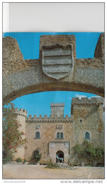 B73389 Caceres Castillo De La Segura Del Conde De Canillero   2 Scans - Cáceres