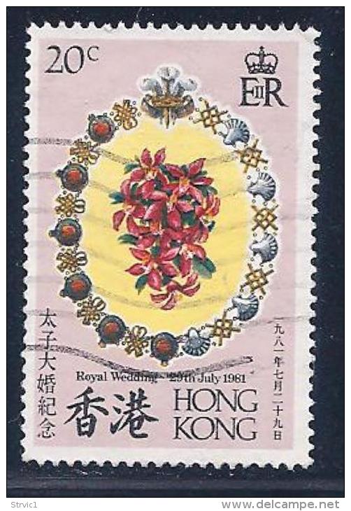 Hong Kong, Scott # 373 Used Royal Wedding, 1981 - Used Stamps
