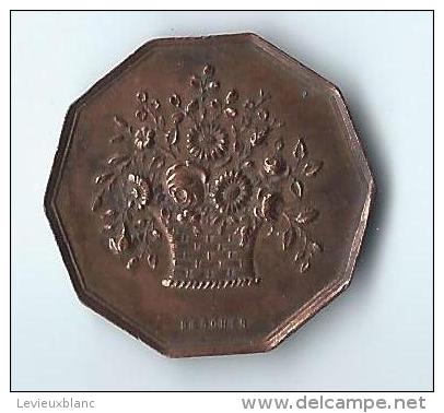 Médaille Souvenir/Décagone/ Société Centrale D´Horticulture De France/BESCHER/Vers 1860-1870  D375 - Autres & Non Classés