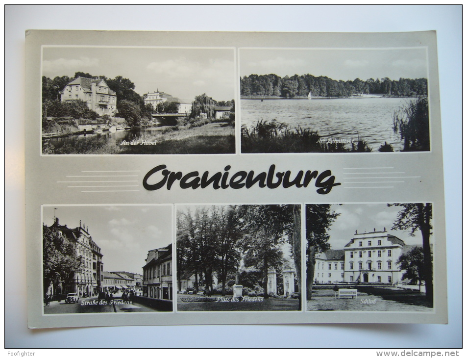 ORANIENBURG - An Der Havel, Am Lehnitzsee, Straße Des Friedens, Platz Des Friedens, Schloß 1966 Used Stamp - Oranienburg