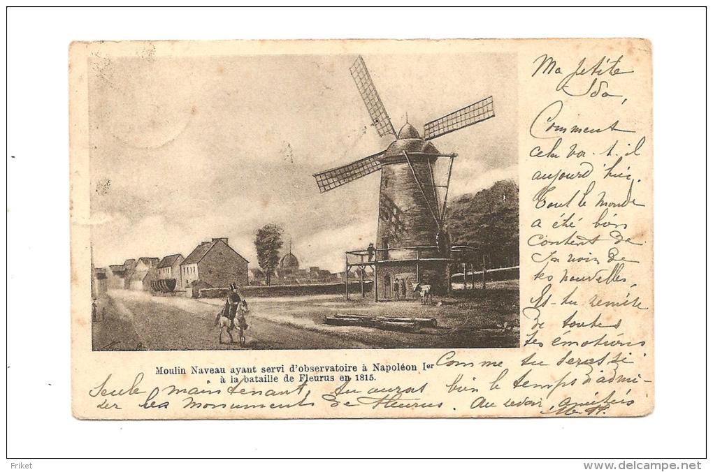 - 1837 -     FLEURUS Moulin Naveau  Napoléon - Fleurus