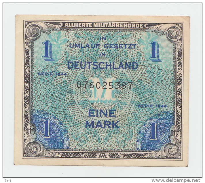 GERMANY 1 Mark 1944 WWII XF++ AUNC P 192a 192 A - 1 Mark