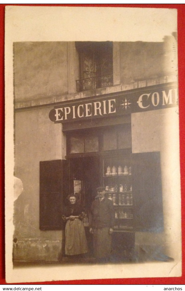 Cpa 69 LYON Guillotière (cachet Poste) Commerce Epicerie Comptoir - Lyon 3