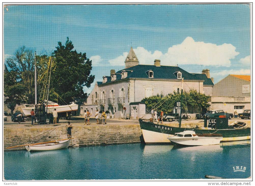 Ile De Noirmoutier: CITROËN DS, SIMCA 1300 - Bateaux/Yachts - Hotel 'd'Elbee' - Auto/Car/Voiture - France - Turismo