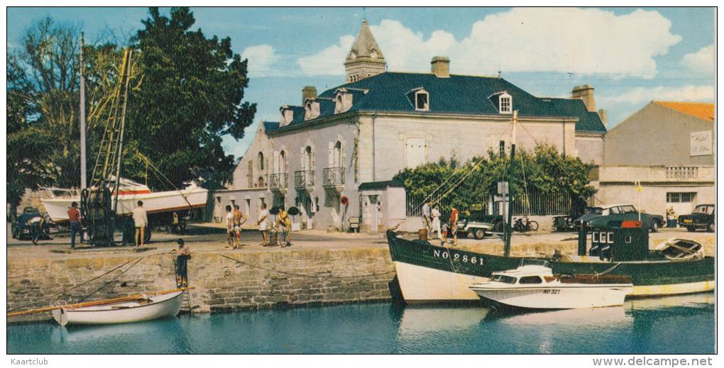 Ile De Noirmoutier: CITROËN DS, SIMCA 1300 - Bateaux/Yachts - Hotel 'd'Elbee' - Auto/Car/Voiture - France - Turismo