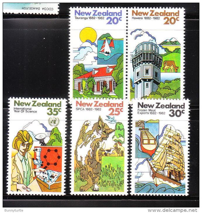 New Zealand 1982 Centenaries SPCA Science Meat Exports MNH - Neufs