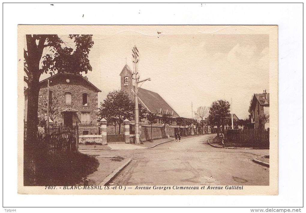 BLANC-MESNIL  -  Avenue Georges Clémenceau Et Avenue Galliéni - Le Blanc-Mesnil