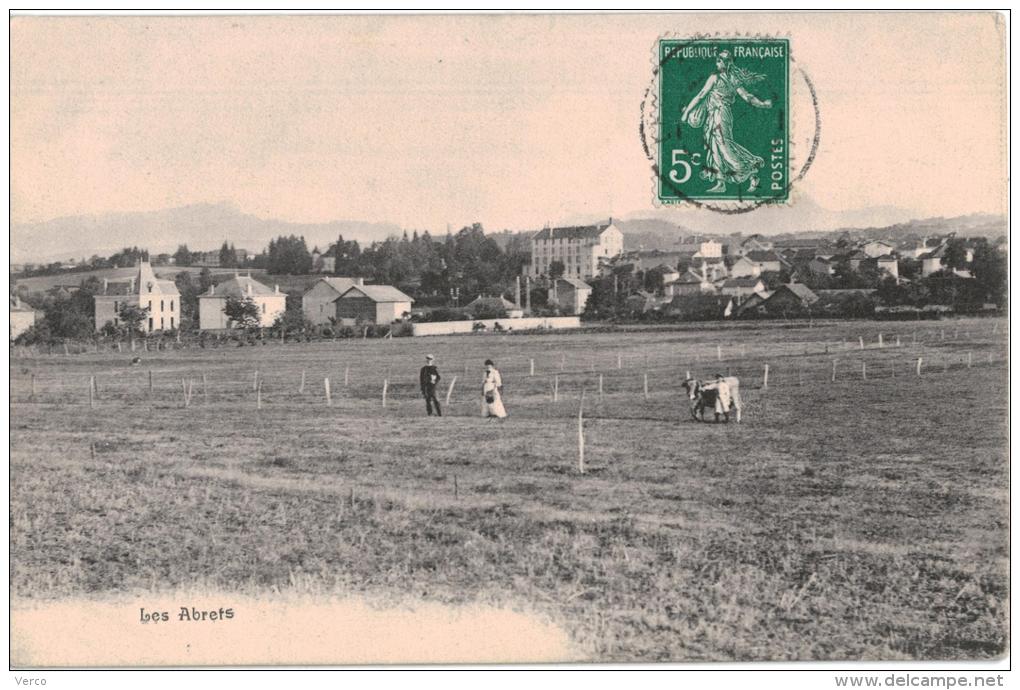 Carte Postale Ancienne Des ABRETS - Les Abrets