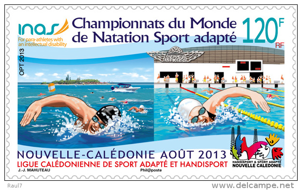 Nouvelle-Calédonie 2013 - Sports, Natation - 1val Neufs // Mnh - Unused Stamps