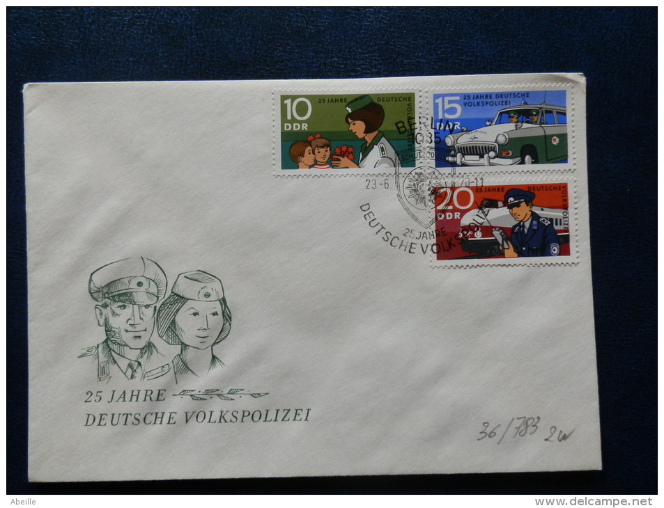 36/783   2      FDC      DDR - Police - Gendarmerie