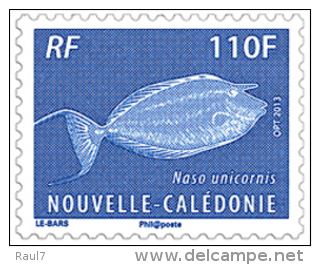 Nouvelle-Calédonie 2013 - Faune Marine, Poisson Dawa - 1val Neufs // Mnh - Unused Stamps