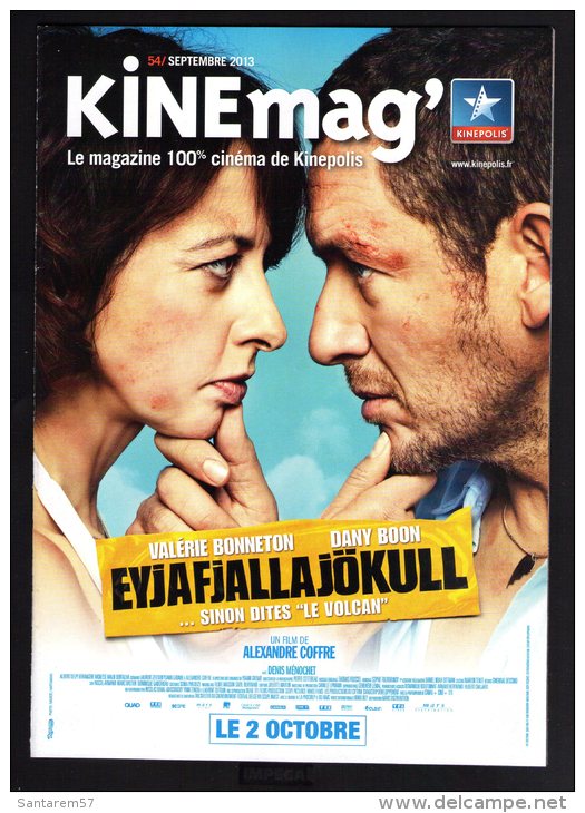 Magasine Magazine Cinéma KINEMAG Programmation Septembre 2013 N° 54 FRANCE - Zeitschriften