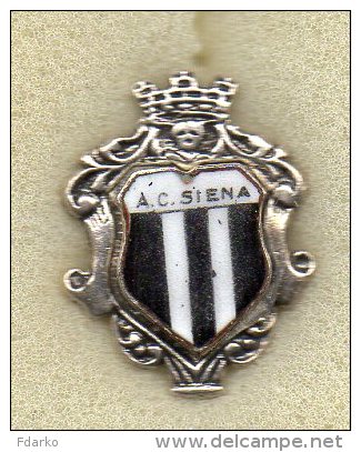 Pq1 Pin A.C. Siena Calcio Distintivi FootBall Pins Soccer Pin Spilla Italy - Fútbol