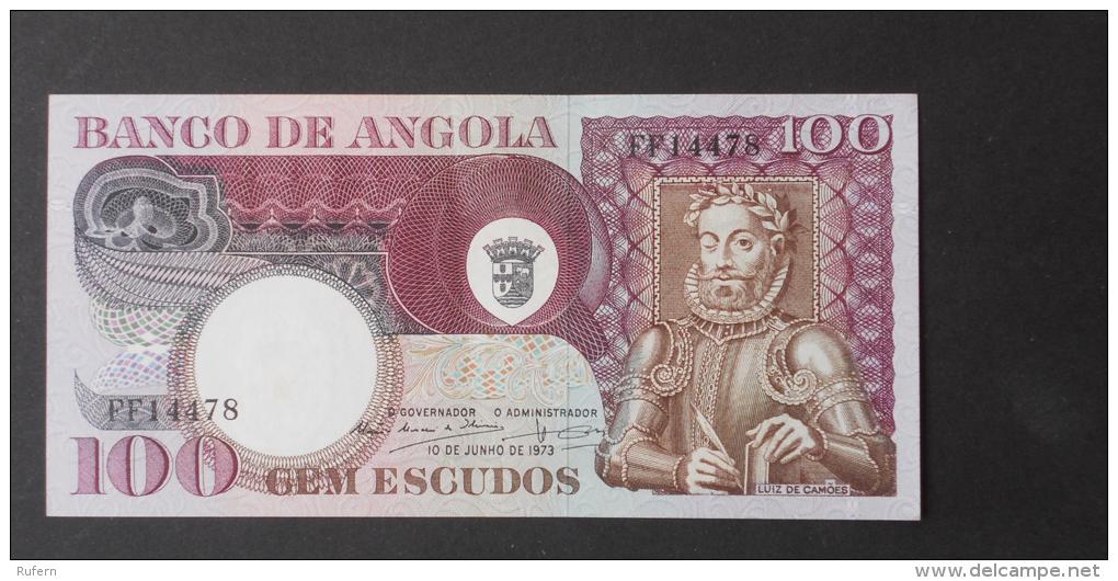 ANGOLA  100  ESCUDOS  1973     -    (Nº02955) - Angola