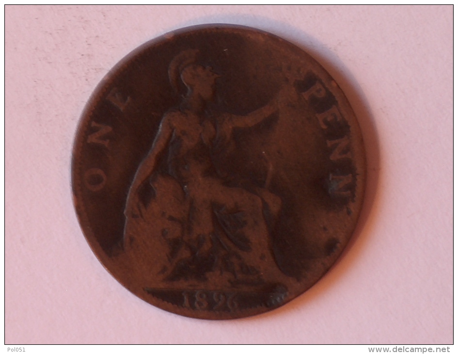 Grande-Bretagne 1 Penny 1896 B - D. 1 Penny
