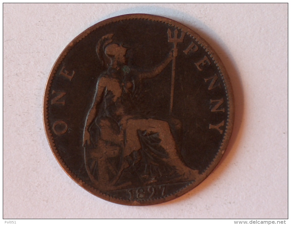 Grande-Bretagne 1 Penny 1897 - D. 1 Penny