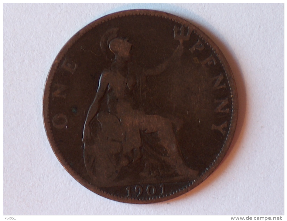 Grande-Bretagne 1 Penny 1901 A - D. 1 Penny