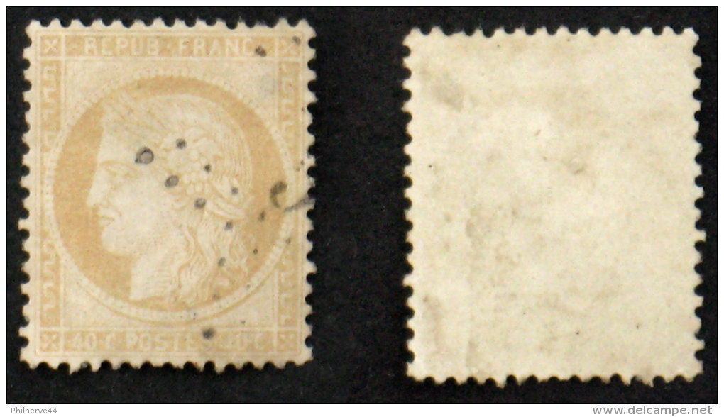 N° 38 40c CERES Siège De Paris TB Cote 12€ - 1870 Belagerung Von Paris