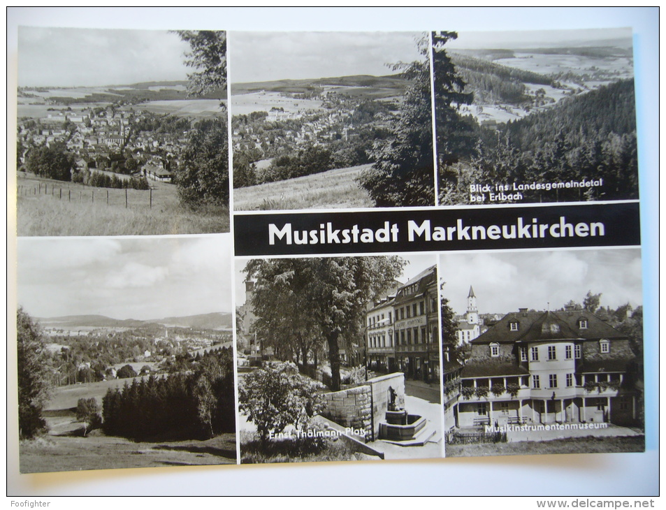 Musikstadt Markneukirchen Mehrbildkarte 1978 Unused - Markneukirchen