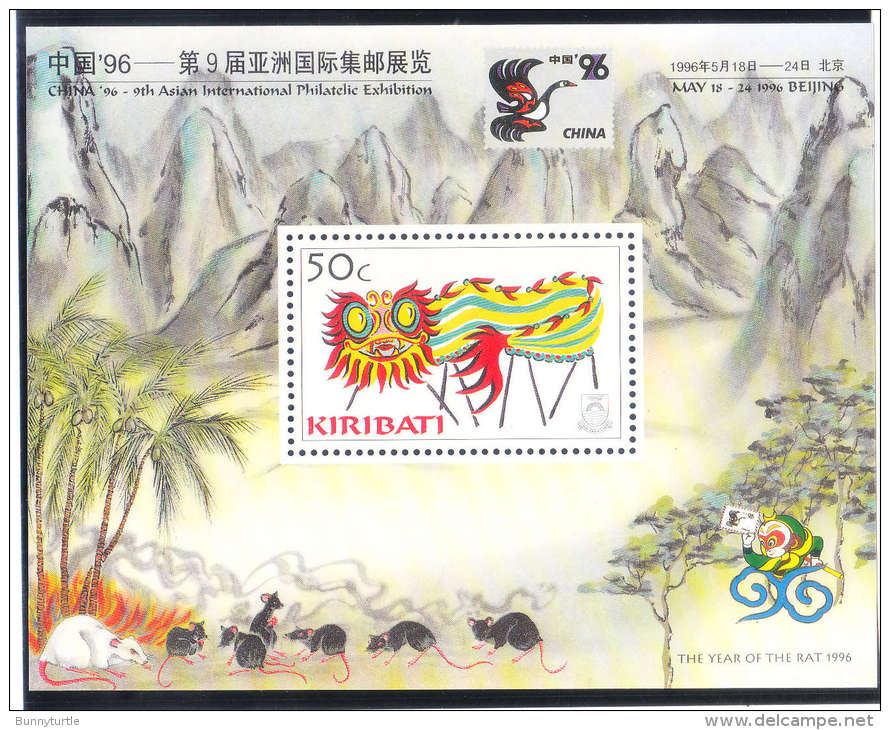 Kiribati 1996 China Stamp Exhibiton S/S MNH - Kiribati (1979-...)