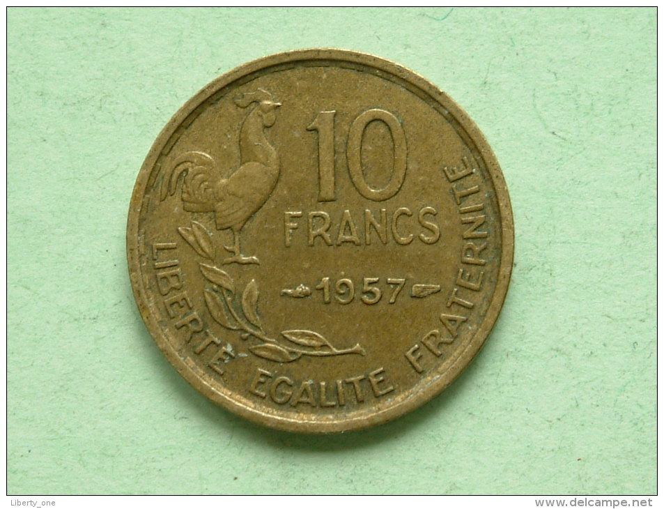 1957 - 10 FRANCS / KM 915.1 ( Uncleaned - For Grade, Please See Photo ) !! - Autres & Non Classés