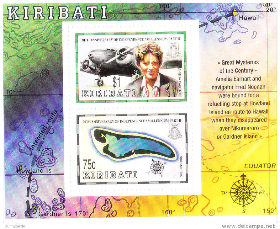 Kiribati 1999 Independence 20th Anniversary S/S MNH - Kiribati (1979-...)