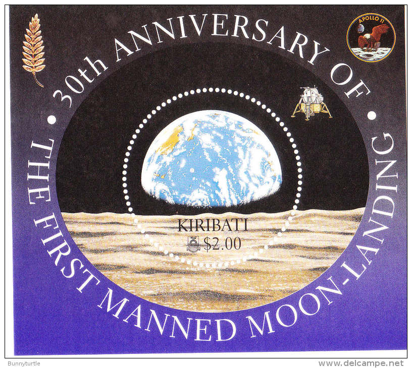 Kiribati 1999 1st Moon Landing 30th Anniversary S/S MNH - Kiribati (1979-...)