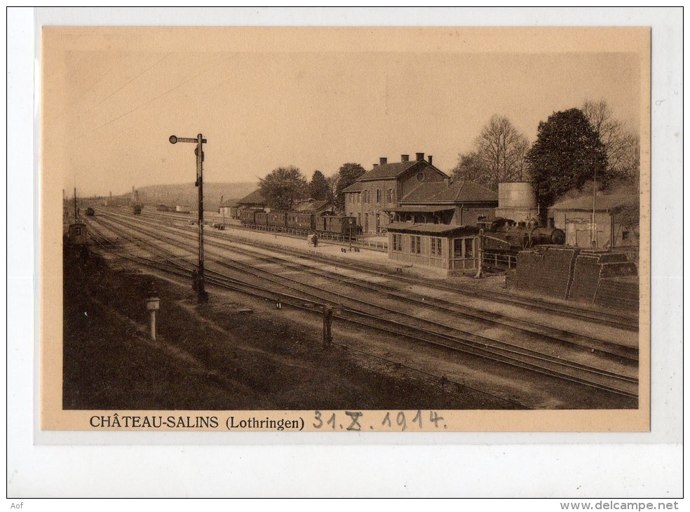 57-3519 CHATEAU-SALINS Gare - Chateau Salins