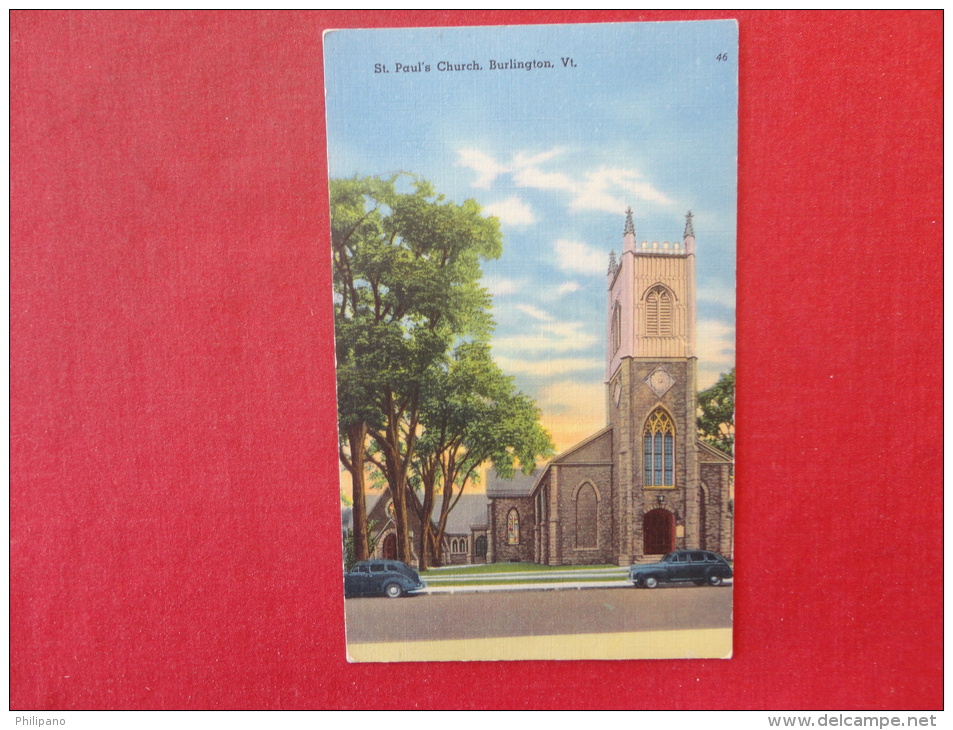 - Vermont > Burlington   St Pauls Church Linen Not Mailed   Ref-1071 - Burlington