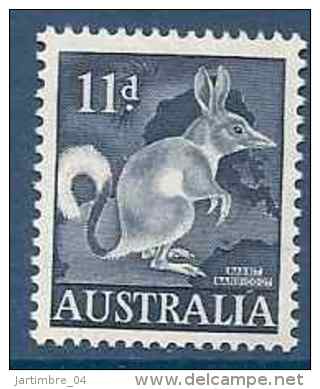 1959-62 AUSTRALIE 254A** Lapin Bandicoot - Mint Stamps
